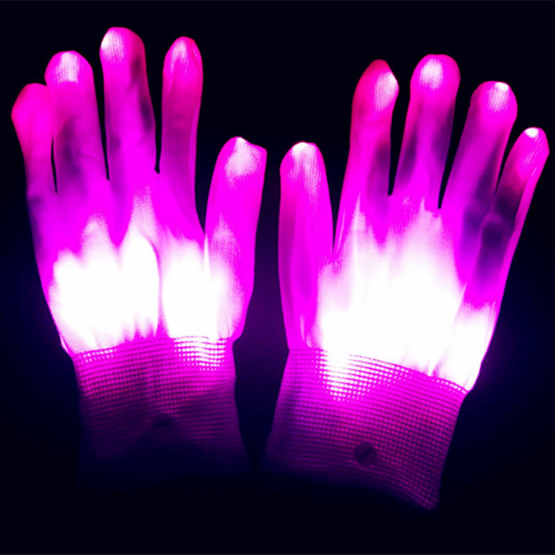 Colorful Light-up Gloves Outdoor Dance Clothing