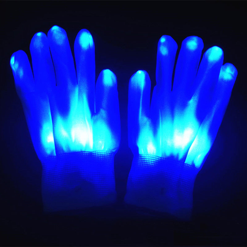 Colorful Light-up Gloves Outdoor Dance Clothing