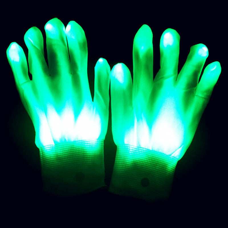 Colorful Light-up Gloves Outdoor Dance Clothing