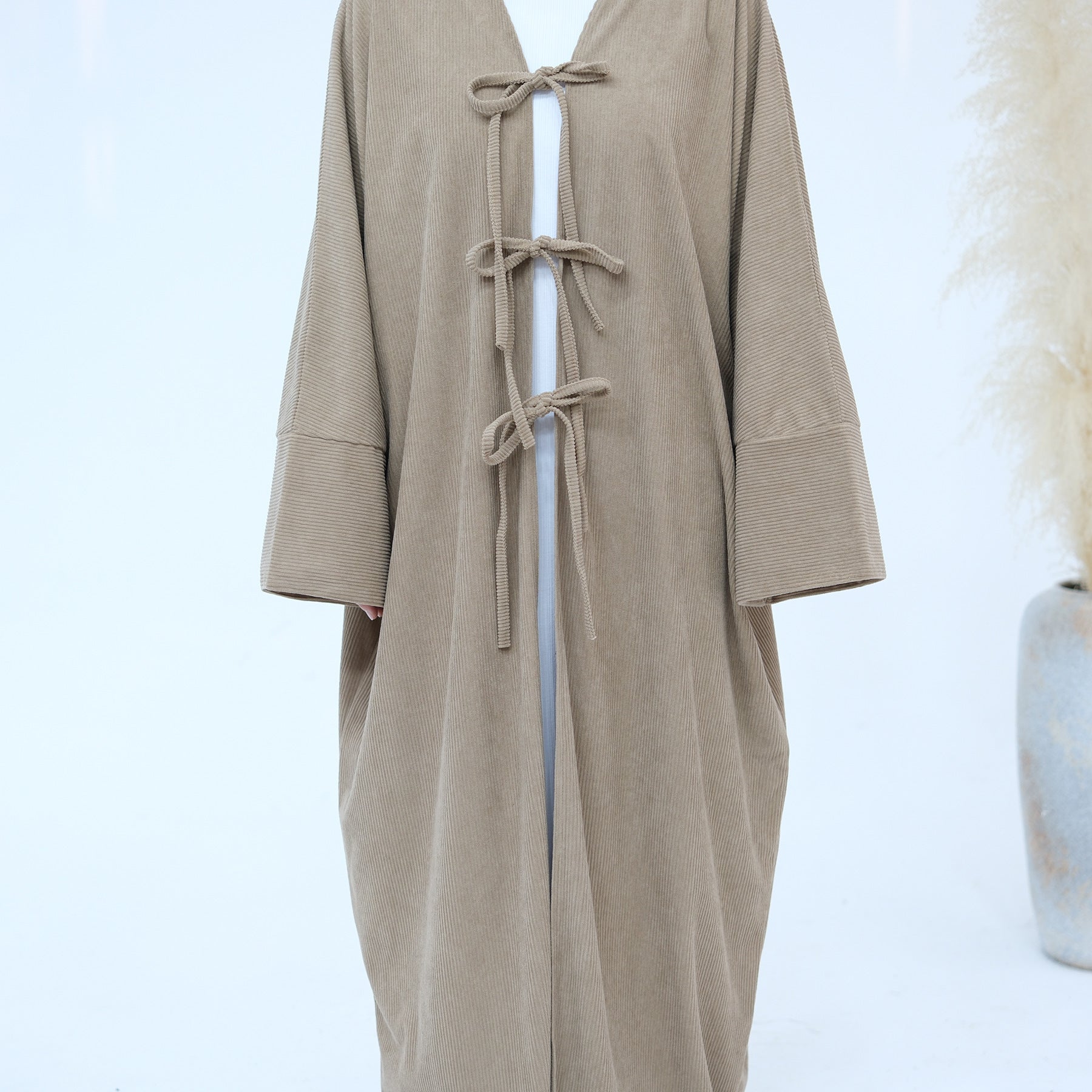 Women's Casual Loose Party Lace-up Cardigan Robe Coat