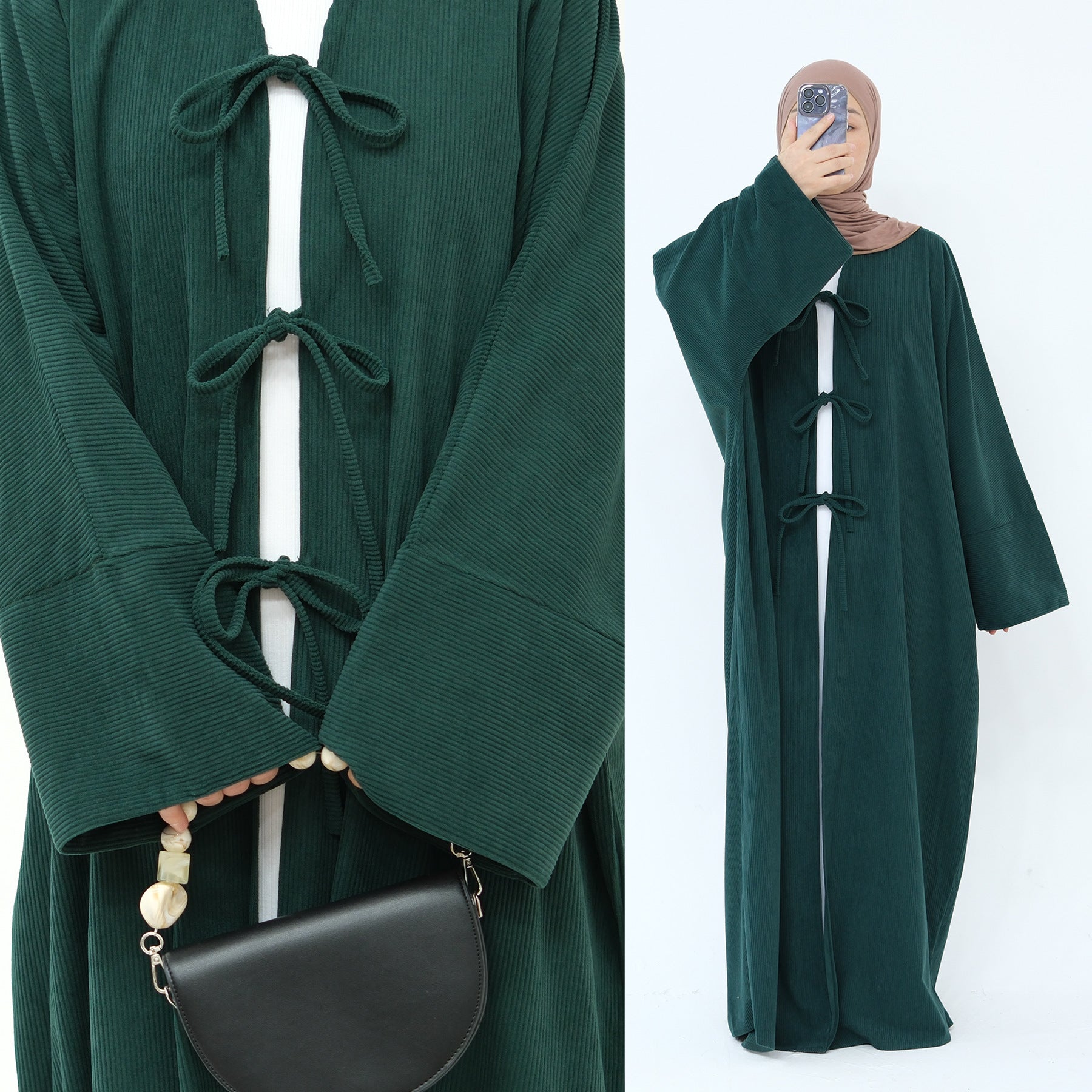 Women's Casual Loose Party Lace-up Cardigan Robe Coat