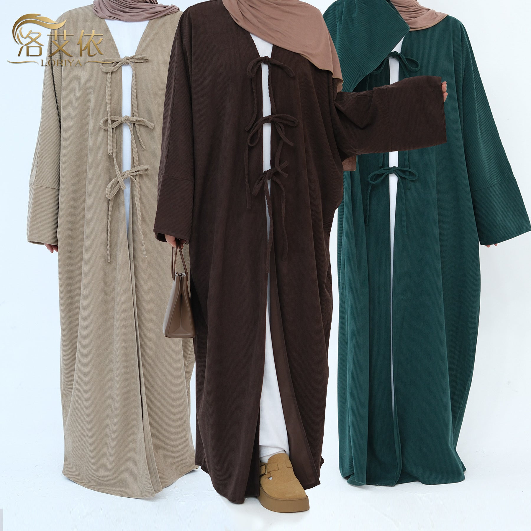 Women's Casual Loose Party Lace-up Cardigan Robe Coat