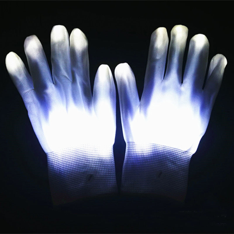 Colorful Light-up Gloves Outdoor Dance Clothing